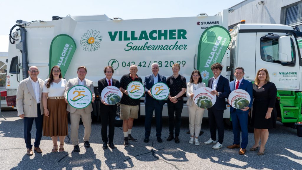 25 Jahre öffentlich-private Partnerschaft mit der Stadt Villach und das Engagement von Felix Krainer, Gründer der globalen Müllsammelbewegung Planet Matters.