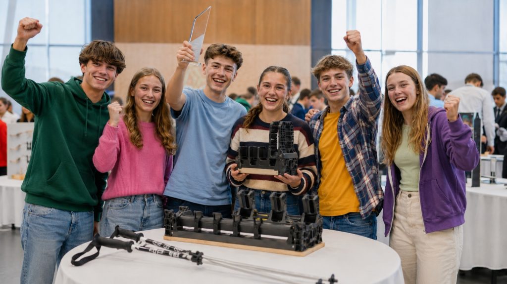Die Junior Company „Polemotion“ der HAK Liezen gewann den Junior Steiermark Landeswettbewerb 2026.