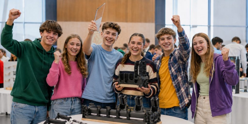 Die Junior Company „Polemotion“ der HAK Liezen gewann den Junior Steiermark Landeswettbewerb 2026.